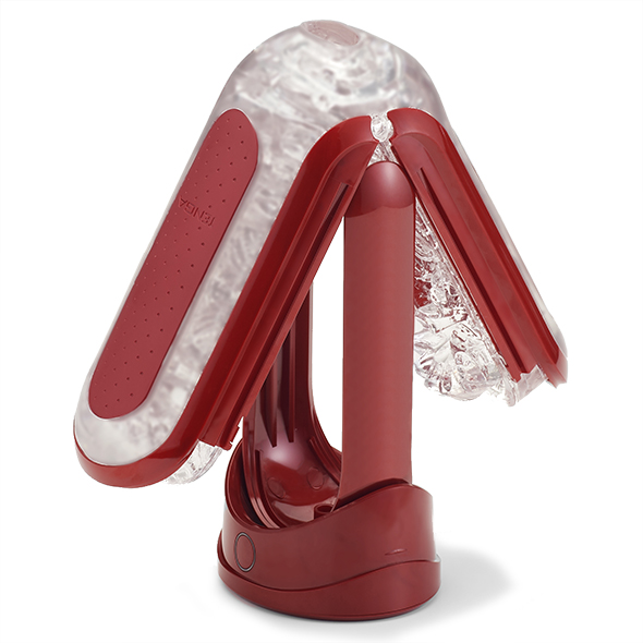 Мастурбатор зі станцією для нагрівання FLIP 0(ZERO) RED & WARMER SET - Зображення 5