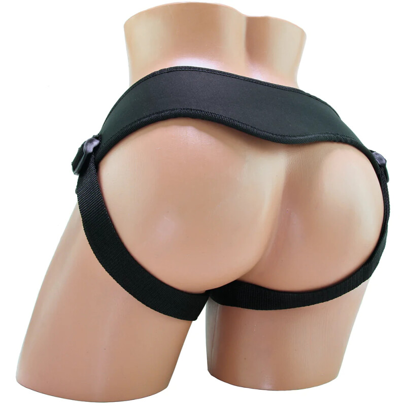 Страпон з вібруючим адаптером Smooth Vibrating Pleasure Set з дистанційним пультом, чорний, 16.5 х 3.8 см - Зображення 2