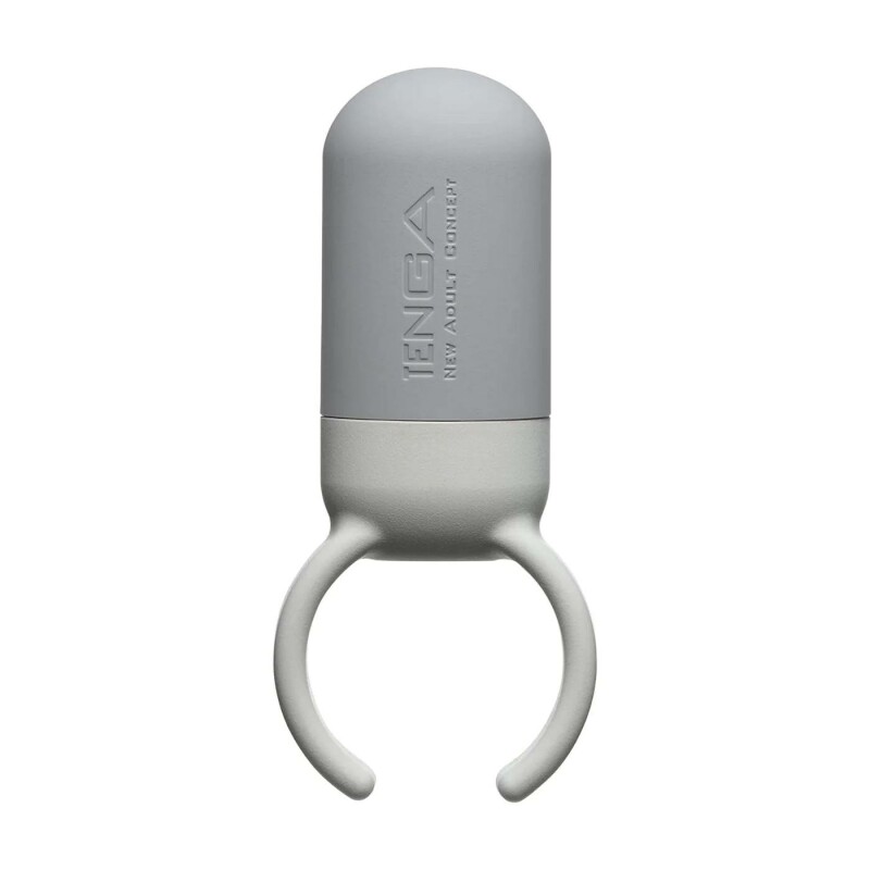 Кільце ерекційне для члена Tenga SVR One з вібрацією, сіре, 3.7 × 8.5 × 1.9 см