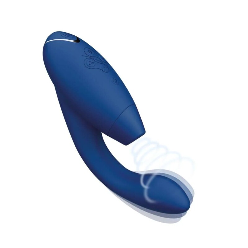 Безконтактний вібратор-стимулятор Womanizer  Duo 2 Blueberry, синій - Зображення 2