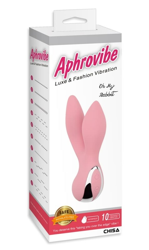 Вібратор-кролик Chisa Aphrovibe рожевий, 13.5 х 4 см - Зображення 1