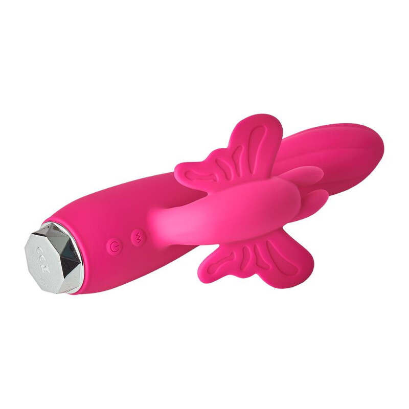 Вібратор-кролик Dream Toys FlirtsButterfly, рожевий, 17 х 3 см - Зображення 5
