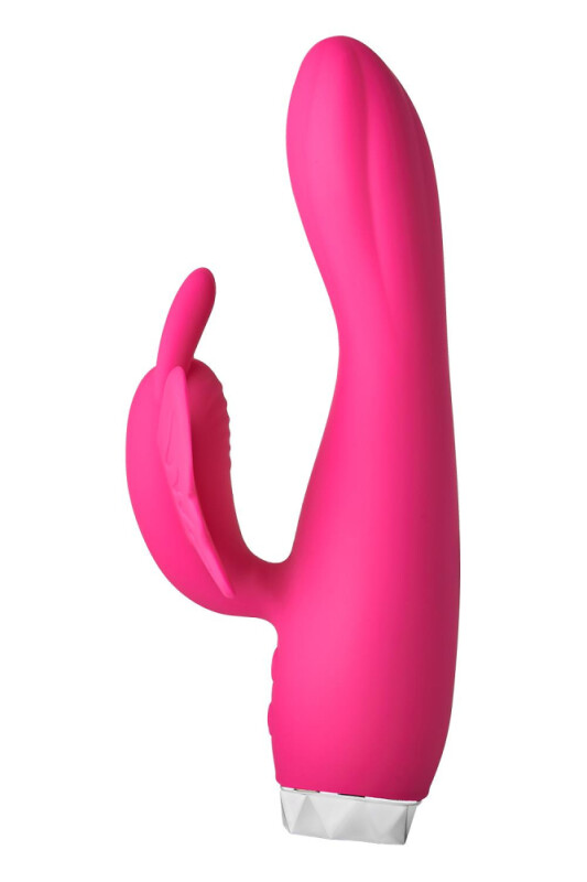 Вібратор-кролик Dream Toys FlirtsButterfly, рожевий, 17 х 3 см - Зображення 3
