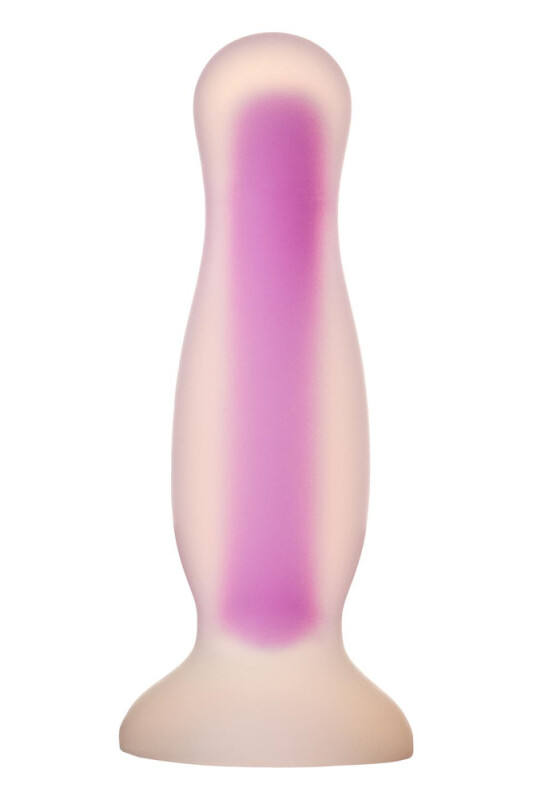 Анальна пробка, що світиться в темряві Dream Toys Radiant, M, синя