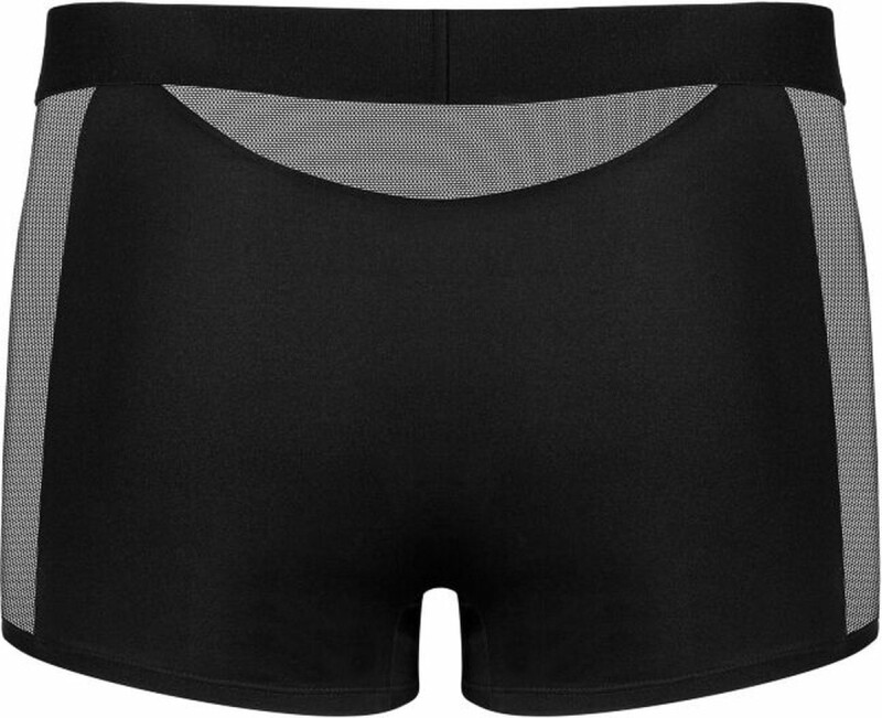 Труси чоловічі S/M Obsessive Boldero, з сіточкою, чорні - Зображення 3