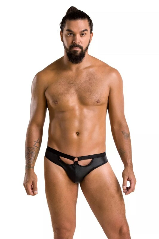 Чоловічі труси бріфи Slip Open Joe, L/XL, з інтимним вирізом, чорного кольору