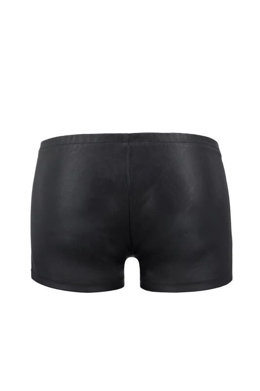 Чоловічі шорти L/XL Passion Men Short Matt, з блискавками, чорні - Зображення 3