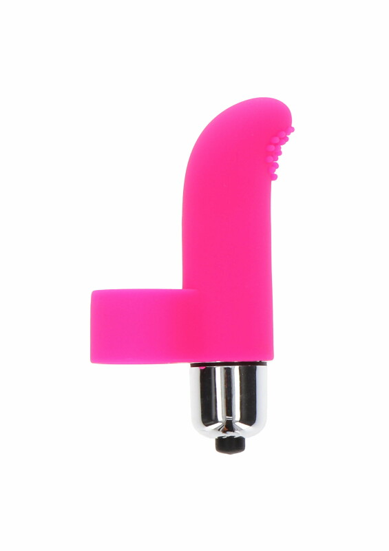Вібратор на палець Tickle Pleaser рожевий, 8 х 2 см