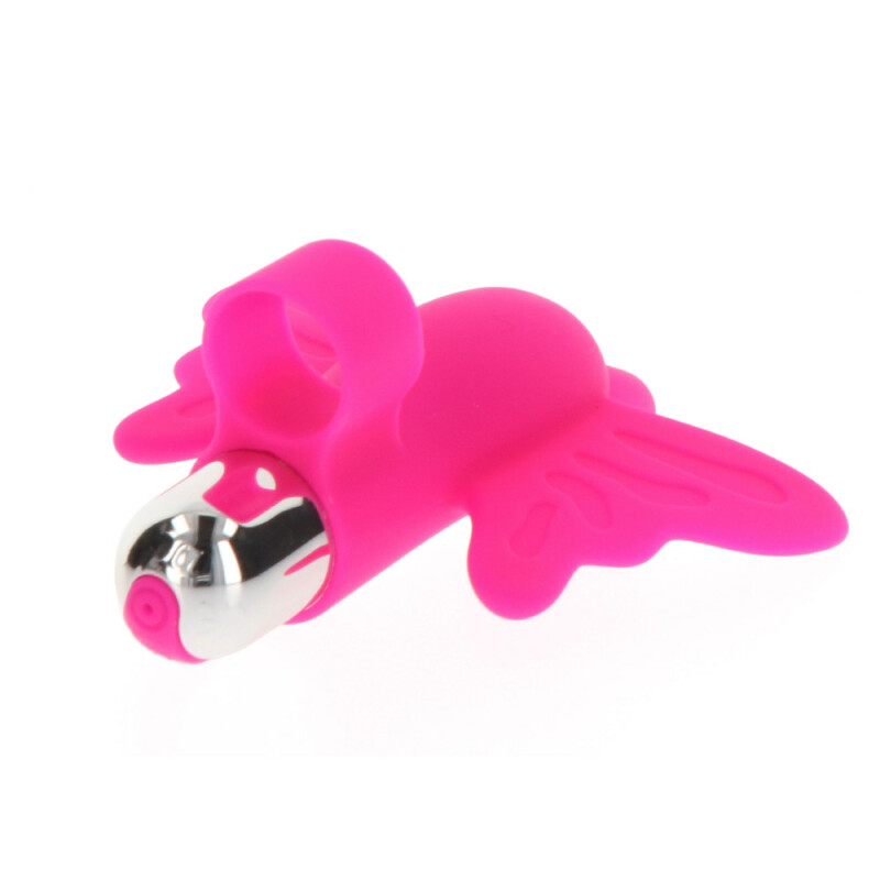 Вібратор на палець Toy Joy Butterfly Pleaser у вигляді метелика, рожевий, 10.5 х 8.5 см - Изображение 1
