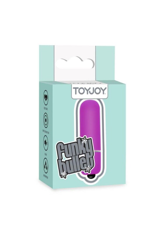 Віброкуля Funky Bullet фіолетова, 5.5 х 1.5 см - Зображення 1