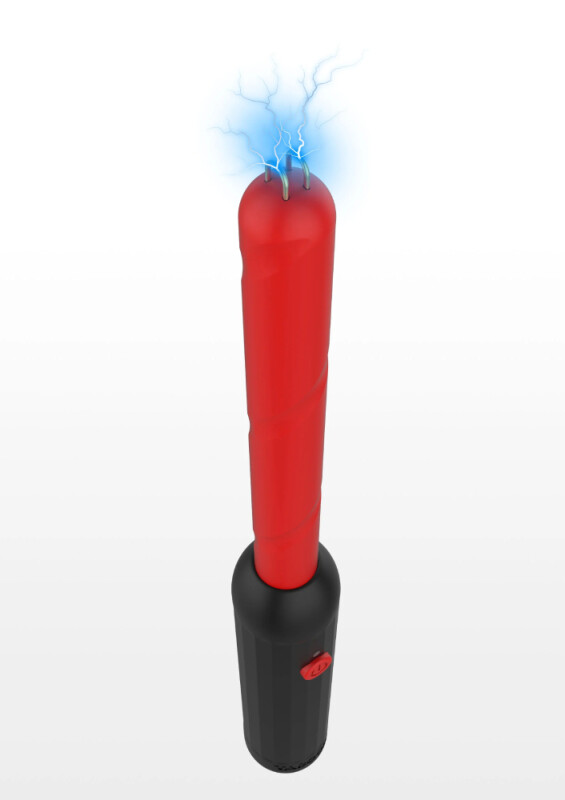 Електростимулятор Taboom Prick Stick Electro Shock Wand червоно-чорний, 34 см - Зображення 2