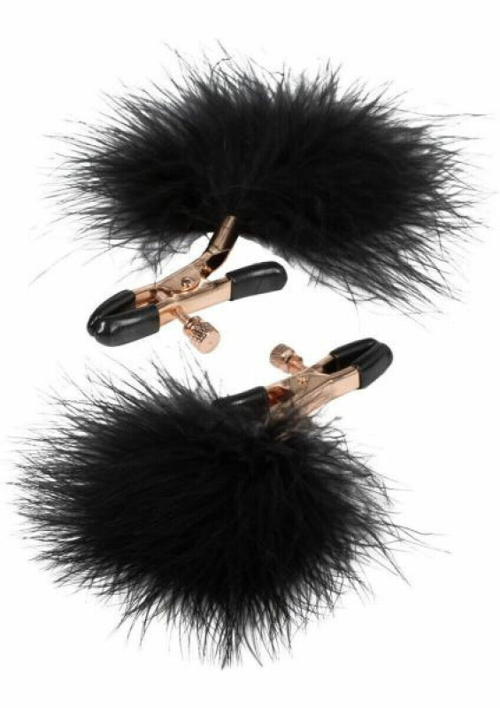 Зажими для сосків California Exotic Novelties, чорні - Зображення 2