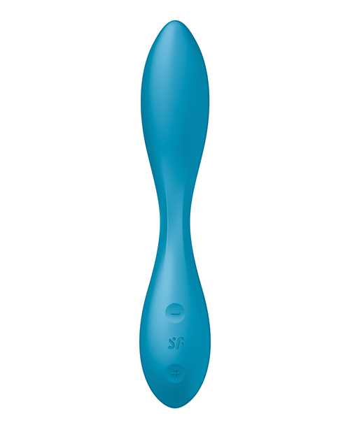 Вібратор для точки G Satisfyer G-Spot Flex 1 гнучкий, синій, 19.5 х 3.2 см - Зображення 4