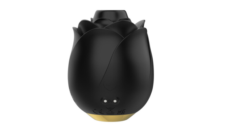 Кліторальний стимулятор у формі троянди Fifty Shades of Grey Rose Clitoral Suction чорного кольору - Изображение 3