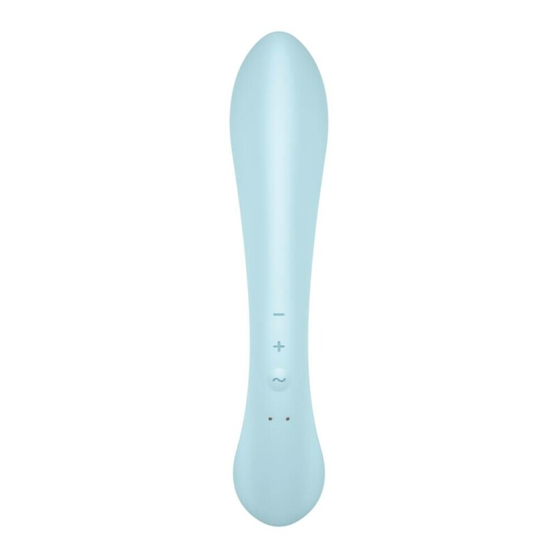 Вібратор-кролик Satisfyer Triple Oh блакитний, 23.8 х 4.7 см - Изображение 3