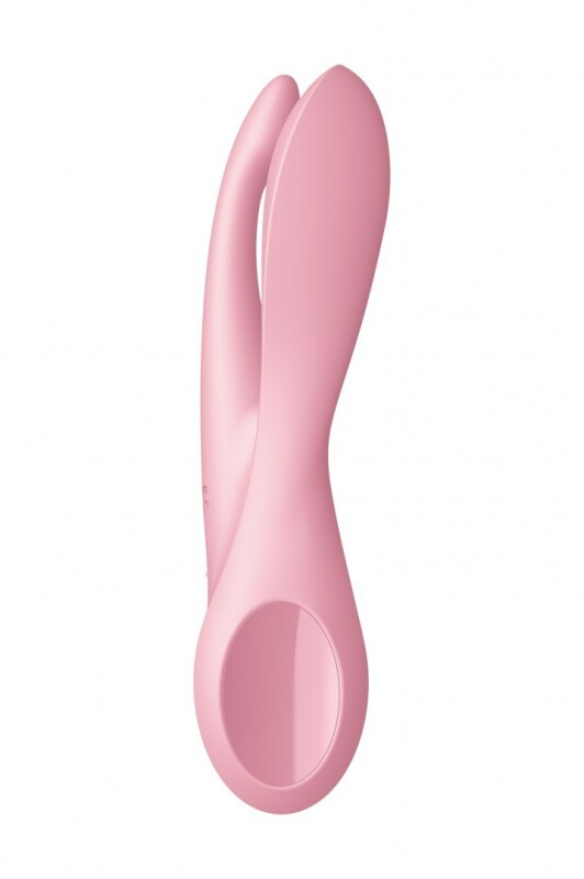 Вібратор для клітора Satisfyer Threesome 1 гнучкий, рожевий, 14 х 3.7 см - Зображення 3