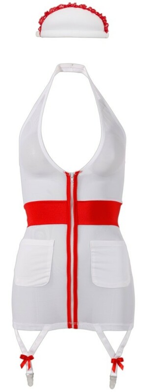 Костюм сексуальної медсестри Cottelli Costumes Nurse, M, 2 предмети, білий - Зображення 2