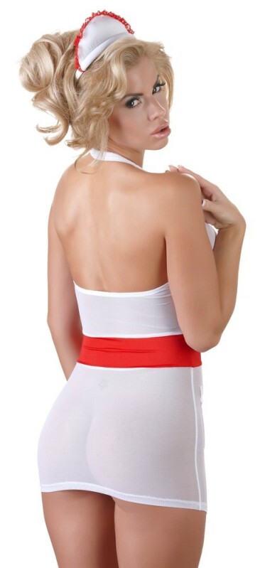 Костюм сексуальної медсестри Cottelli Costumes Nurse, M, 2 предмети, білий - Зображення 1