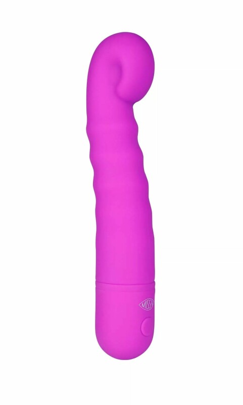 Вібратор для точки G Sugar Miss V, силіконовий, фіолетовий, 18.8 х 3.8 см - Зображення 1
