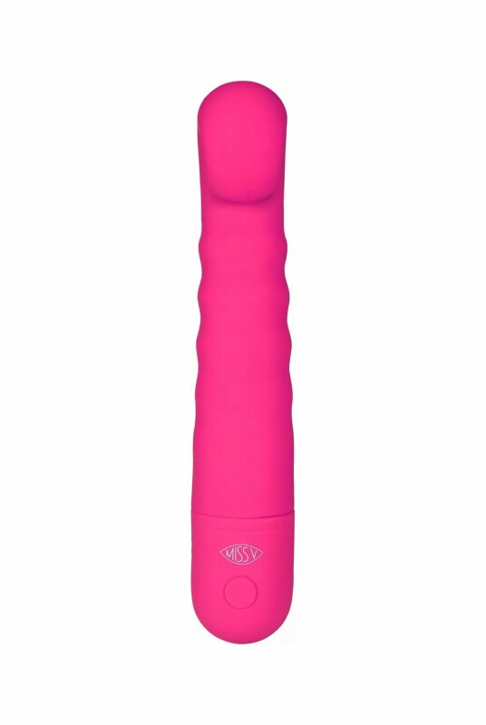 Вібратор для точки G Sugar Miss V, силіконовий, рожевий, 18.8 х 3.8 см - Зображення 2
