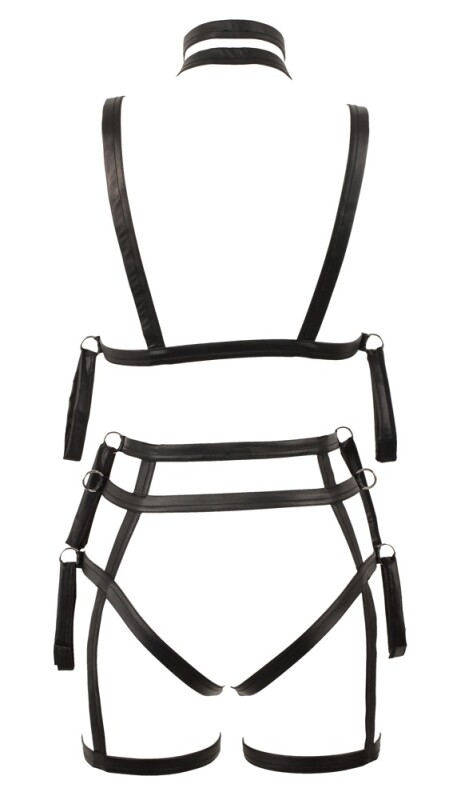 Бондажний комплект Bad Kitty Bondage Set, L/XL, чорний - Зображення 6