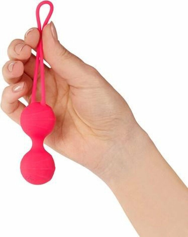 Вагінальні кульки Lusty Lady Cupe, силіконові, рожеві, 2 х 40 г - Изображение 3
