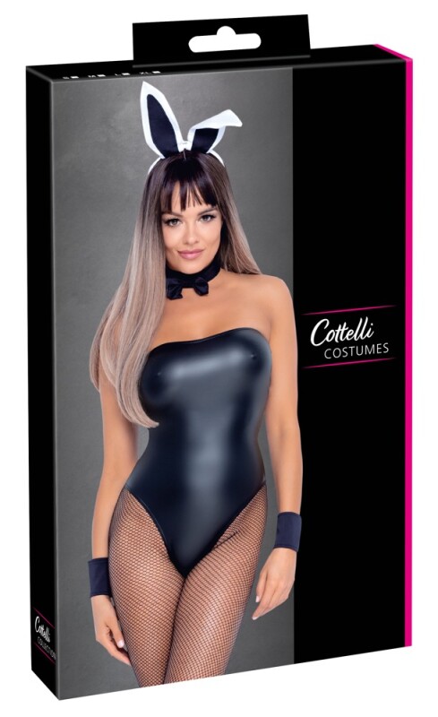 Костюм сексі кролика Cottelli Costumes Bunny Body, M, 5 предметів - Зображення 5