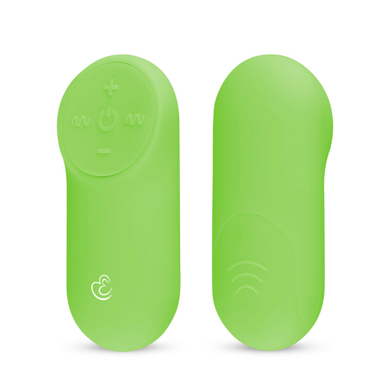 Віброяйце з дистанційним пультом Easytoys, салатове, 7 х 3.5 см - Зображення 3