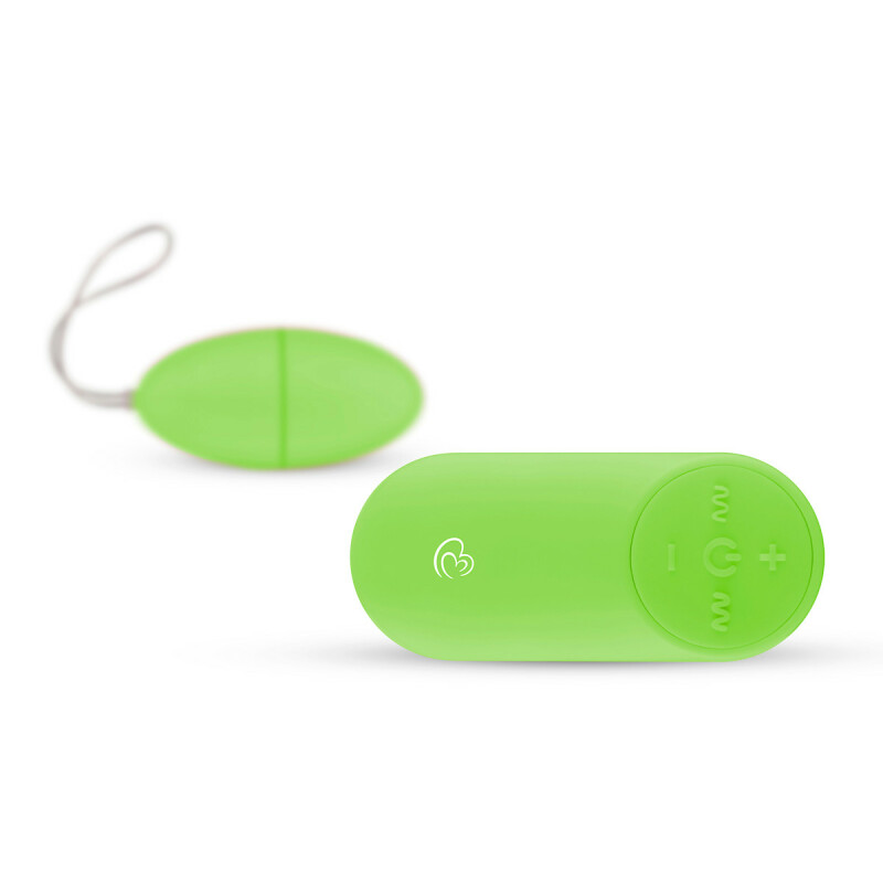 Віброяйце з дистанційним пультом Easytoys, салатове, 7 х 3.5 см - Зображення 2