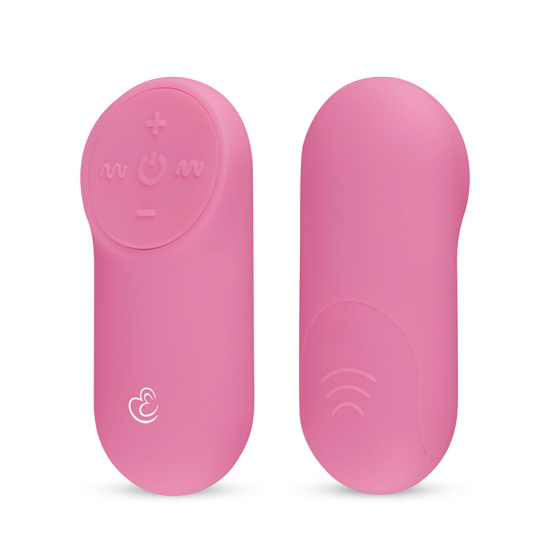 Віброяйце з дистанційним пультом Easytoys, рожеве, 7 х 3.5 см - Зображення 3