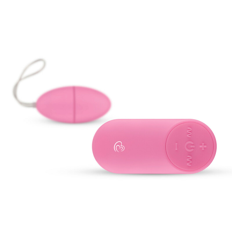 Віброяйце з дистанційним пультом Easytoys, рожеве, 7 х 3.5 см - Зображення 2