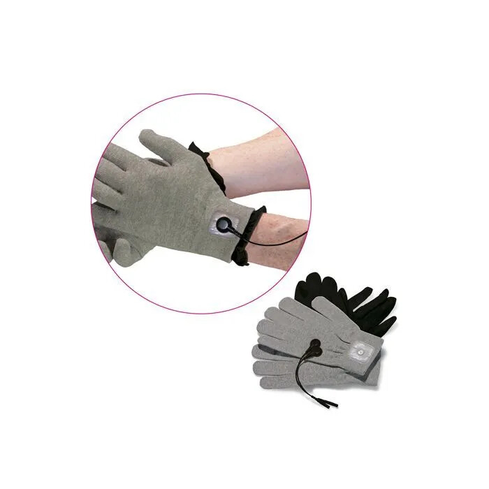 Рукавички для електросексу Mystim Magic Gloves сірі - Изображение 2