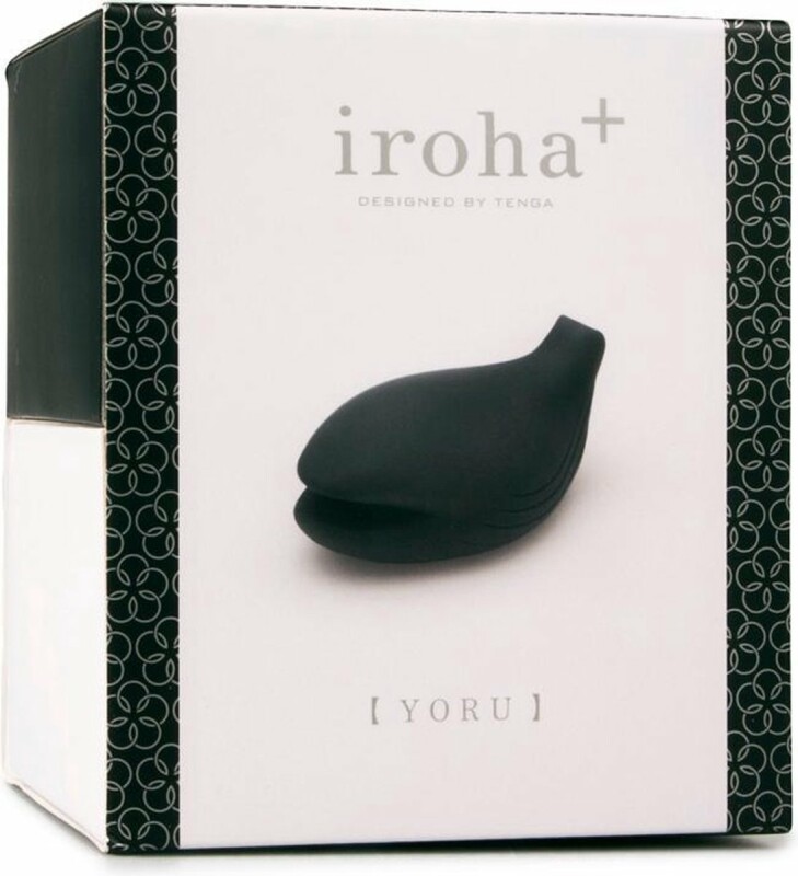 Вібратор для клітора у формі кита Iroha+ Yoru Tenga, медичний силікон, чорний - Зображення 1
