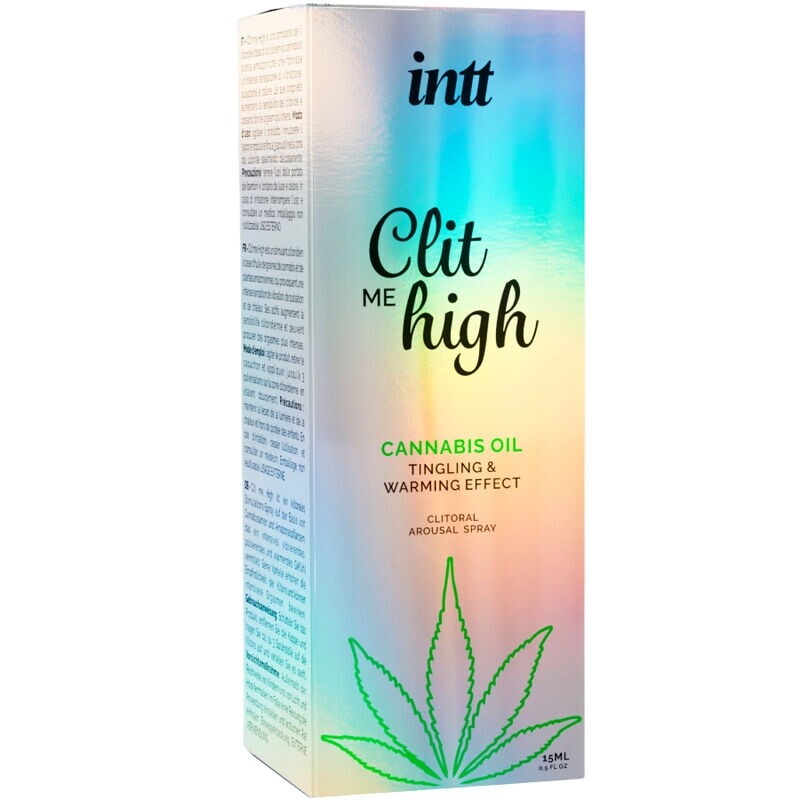 Спрей кліторальний для збудження Intt Clit Me High, з олією насіння конопель, 15 мл - Зображення 1
