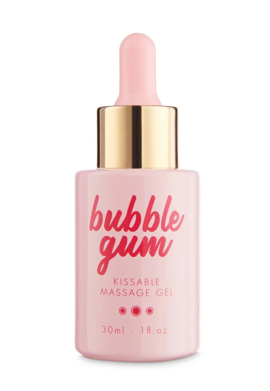 Набір для масажу та орального сексу Bubblegum від Bijoux Indiscrets, з ароматом і смаком жувальної гумки, 3 предмети - Изображение 4