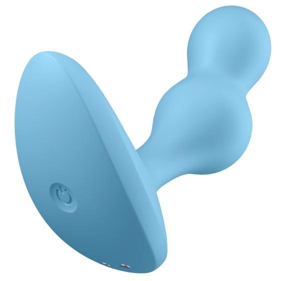 Анальний вібратор Satisfyer Deep Diver з додатком, блакитний, 11.2 х 4.3 см - Зображення 2
