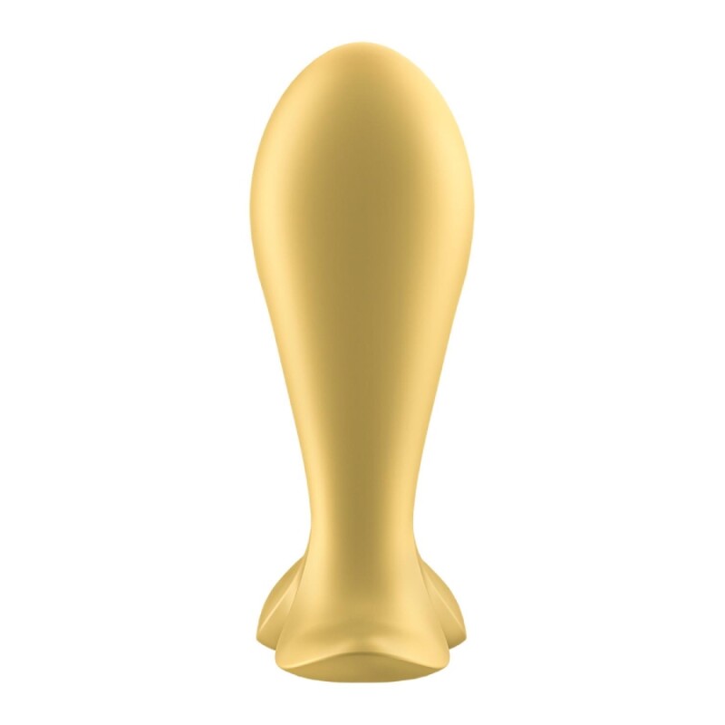 Анальний вібратор Satisfyer Intensity з додатком, жовтий, 11.3 х 3.7 см - Зображення 6