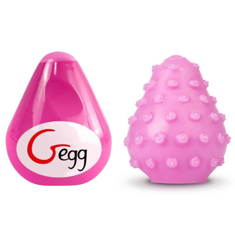 Мастурбатор нереалістичний Gvibe Gegg, рожевий, 6.5 х 5 см - Зображення 4