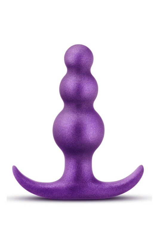 Анальна пробка Blush Anal Adventures рельєфна, фіолетова, 7.6 х 2.5 см - Зображення 2