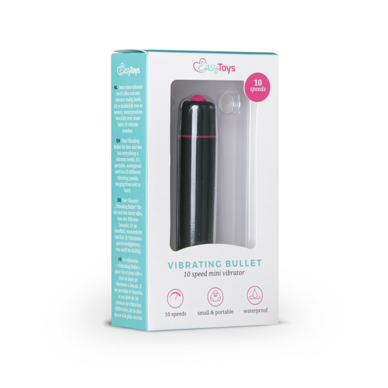 Віброкуля Easytoys, чорна, 9 х 1.5 см - Зображення 1