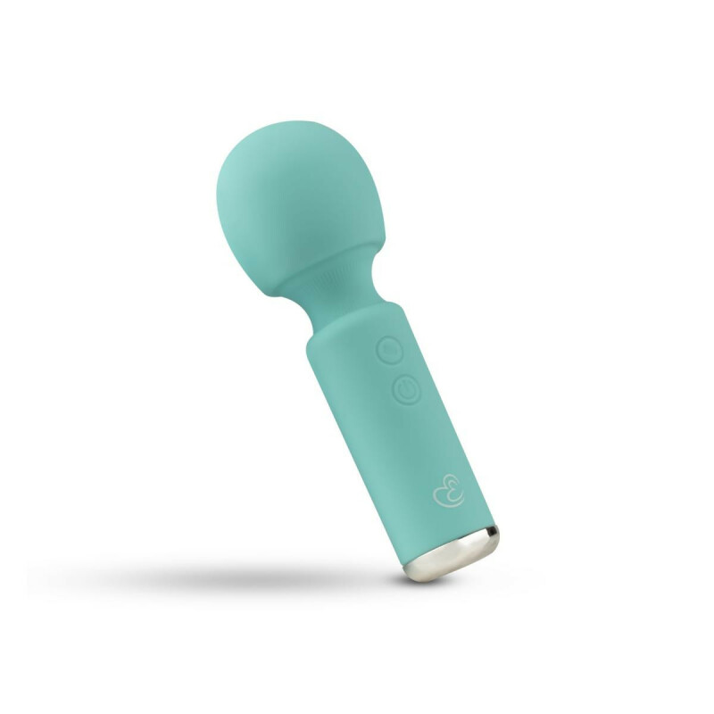 Вібратор для клітора EasyToys, силіконовий, бірюзовий, 12 х 4 см