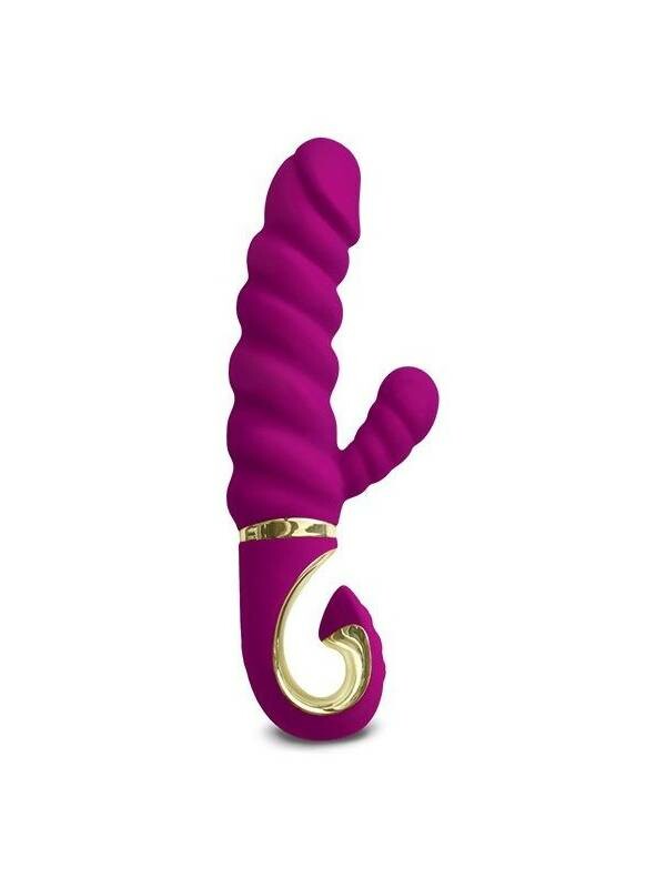 Вібратор-кролик рельєфний Gcandy Sweet Raspberry фуксія, 22 х 4.5 см