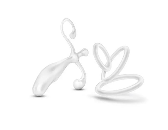 Масажер простати з набором кілець Blush quickie kit, білий, 12.5 см x 2.5 см - Зображення 3