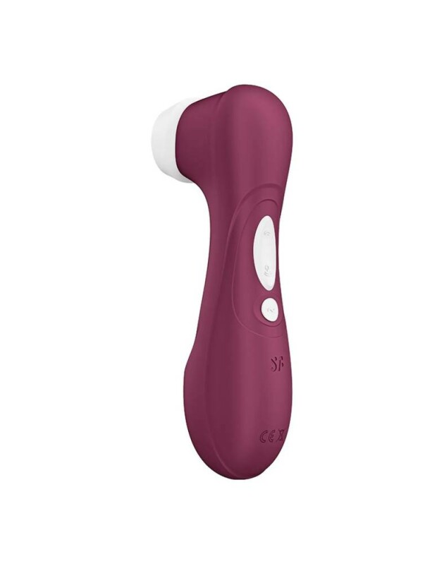 Вакуумний стимулятор клітора Satisfyer Pro 2 з вібрацією та додатком, бордовий, 16.4 х 6.5 см - Зображення 2
