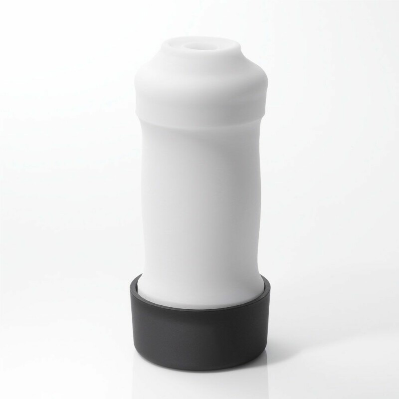 Мастурбатор хай-тек рельєфний Zen 3D Tenga, білий, 15 х 7 см - Зображення 4
