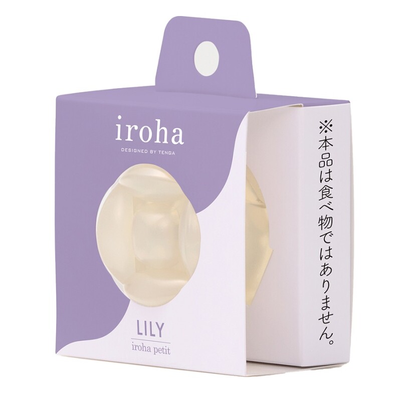 Масажер для клітора  Iroha Petit Lily рельєфний, білий, 5.3 х 3.5 см - Зображення 1