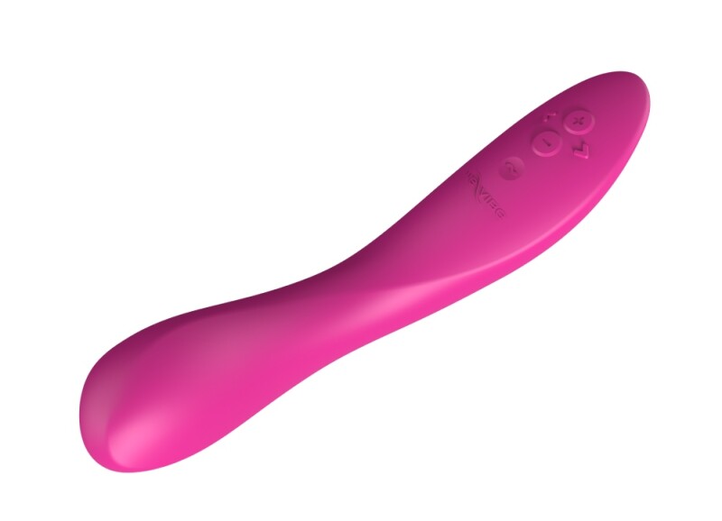 Вібратор для точки G Rave 2 We-Vibe, силіконовий, рожевий, 19.3 х 3 см - Зображення 5