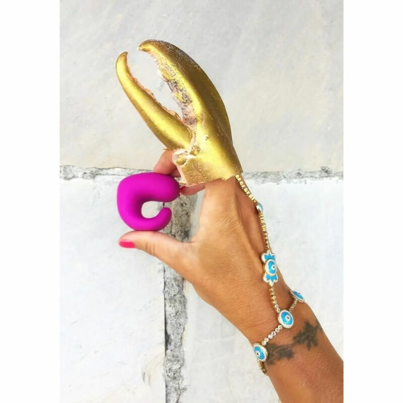 Вібратор для клітора і пульт Gvibe Gring XL Sweet Raspberry на пальці, фуксія, 5 х 3.7 см - Зображення 5