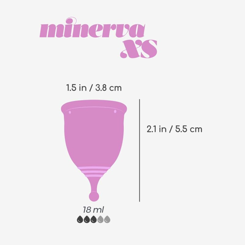 Менструальна чаша Crushious Minerva рожева, 5.5 х 3.8 см - Изображение 5