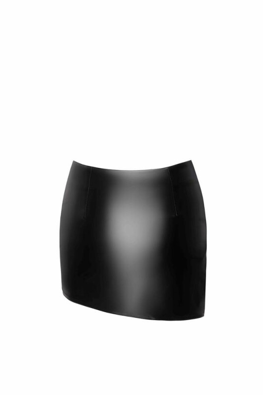 Еротична спідниця вініл, M, F305 Noir Handmade Legacy чорна - Зображення 4